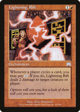 Lightning Rift [Onslaught] | The Time Vault CA