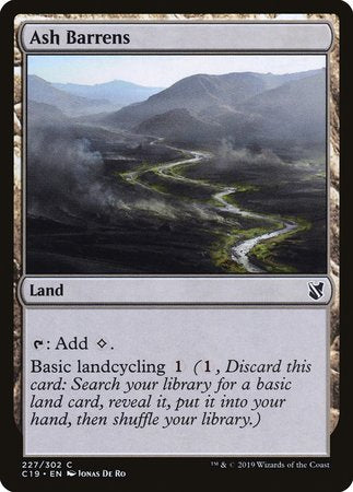 Ash Barrens [Commander 2019] | The Time Vault CA