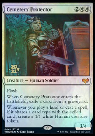 Cemetery Protector [Innistrad: Crimson Vow Prerelease Promos] | The Time Vault CA