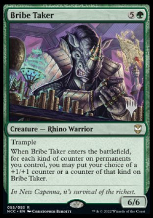 Bribe Taker (Promo Pack) [Streets of New Capenna Commander Promos] | The Time Vault CA