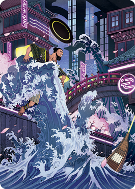 Invoke Despair Art Card [Kamigawa: Neon Dynasty Art Series] | The Time Vault CA