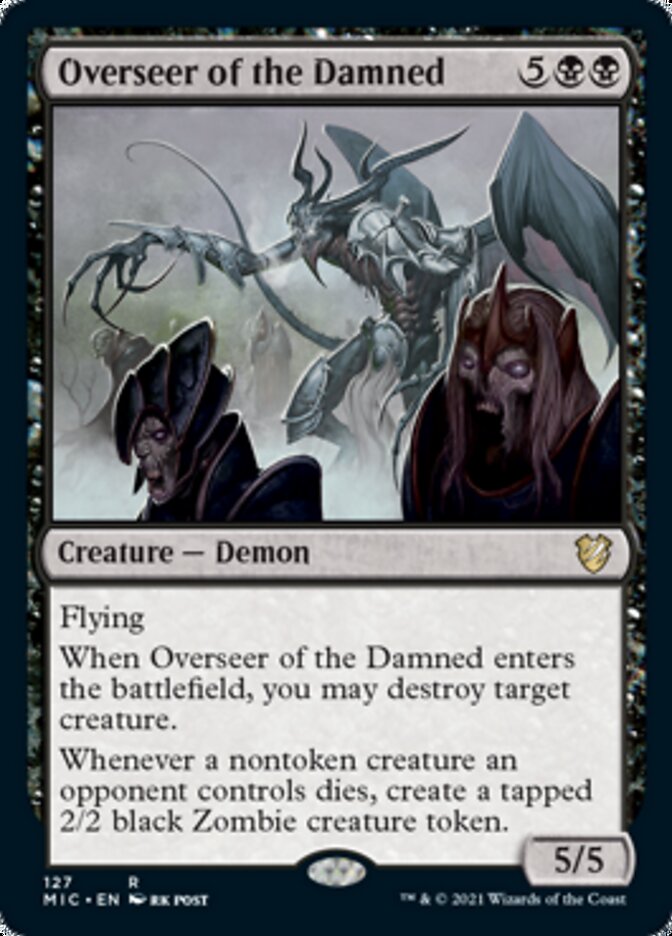 Overseer of the Damned [Innistrad: Midnight Hunt Commander] | The Time Vault CA