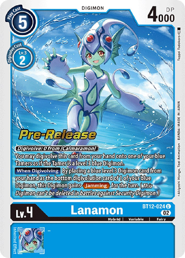 Lanamon [BT12-024] [Across Time Pre-Release Cards] | The Time Vault CA