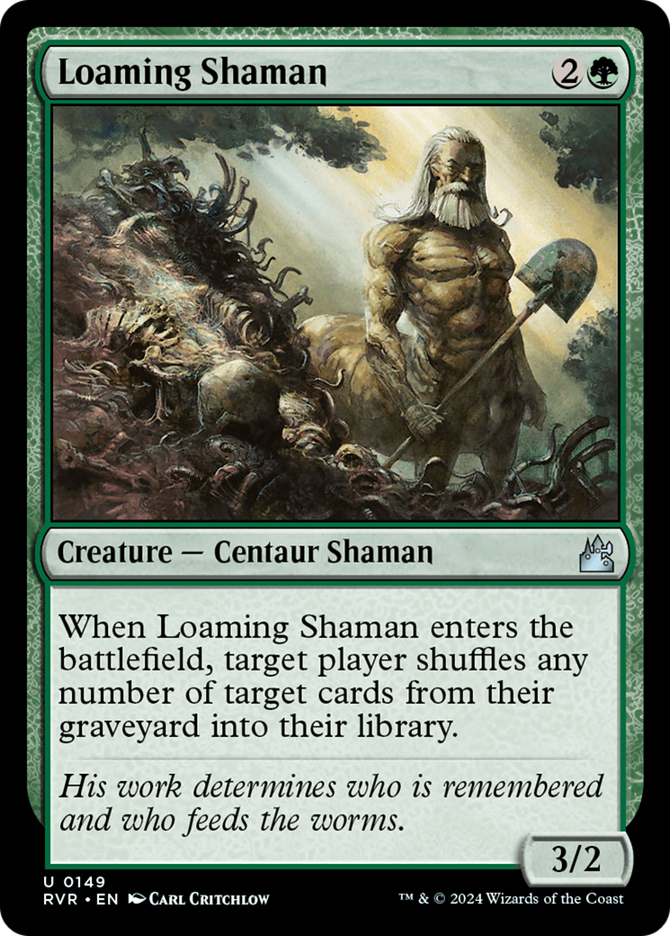 Loaming Shaman [Ravnica Remastered] | The Time Vault CA