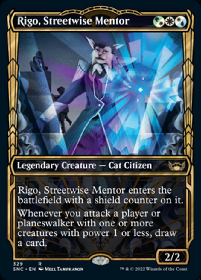 Rigo, Streetwise Mentor (Showcase Golden Age) [Streets of New Capenna] | The Time Vault CA
