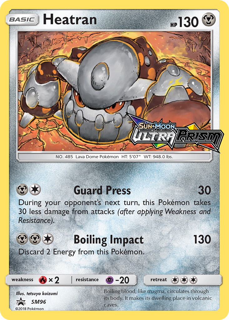 Heatran (SM96) [Sun & Moon: Black Star Promos] | The Time Vault CA