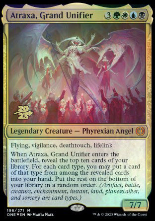 Atraxa, Grand Unifier [Phyrexia: All Will Be One Prerelease Promos] | The Time Vault CA