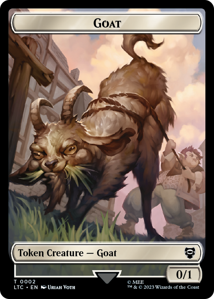 Bird // Goat Token [The Lord of the Rings: Tales of Middle-Earth Commander Tokens] | The Time Vault CA