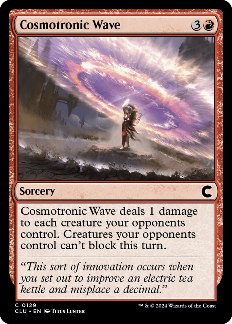 Cosmotronic Wave [Ravnica: Clue Edition] | The Time Vault CA