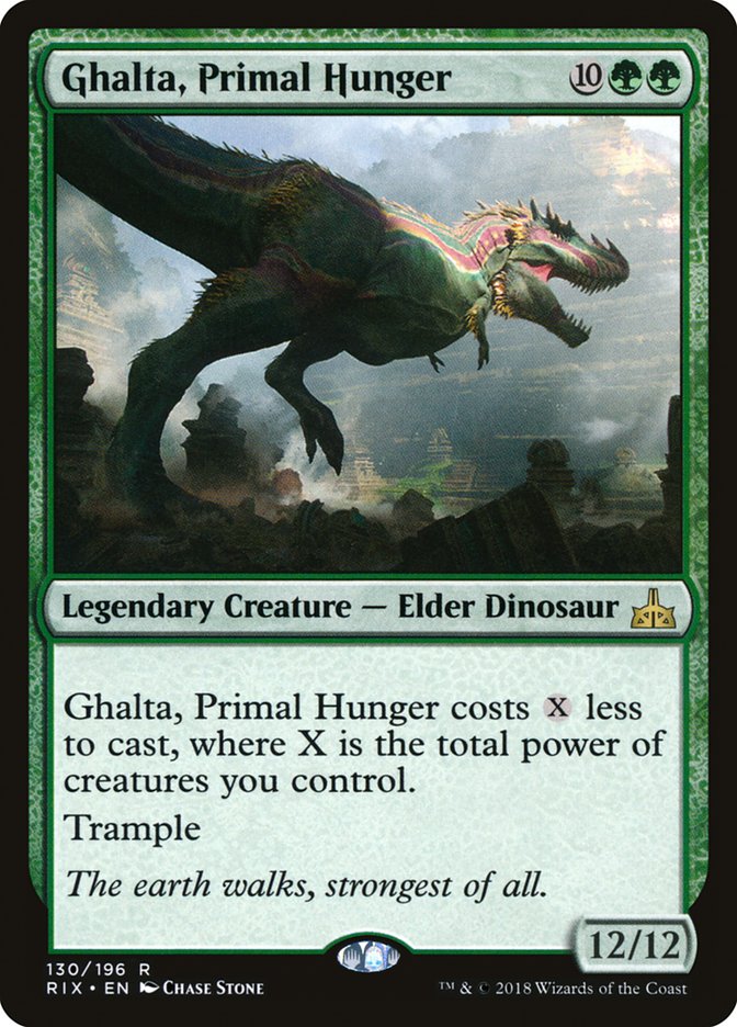 Ghalta, Primal Hunger [Rivals of Ixalan] | The Time Vault CA