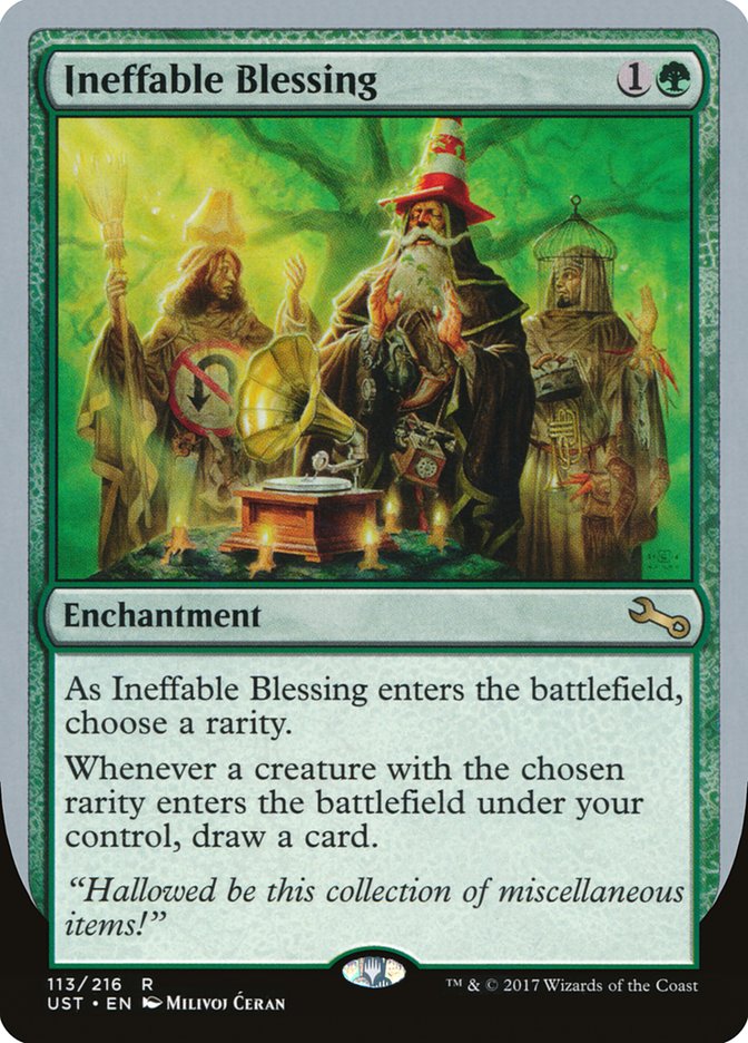 Ineffable Blessing ("choose a rarity") [Unstable] | The Time Vault CA