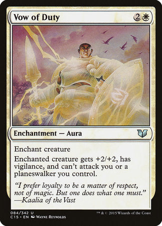 Vow of Duty [Commander 2015] | The Time Vault CA