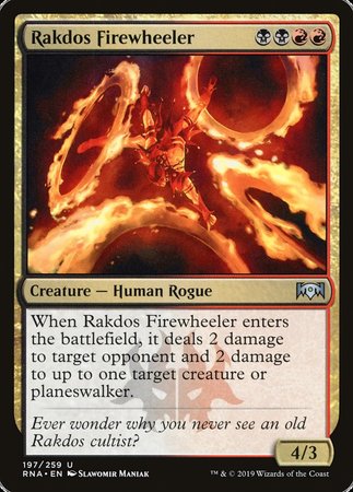 Rakdos Firewheeler [Ravnica Allegiance] | The Time Vault CA