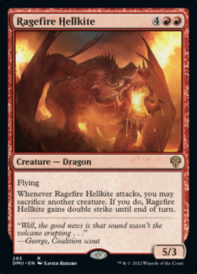 Ragefire Hellkite [Dominaria United] | The Time Vault CA