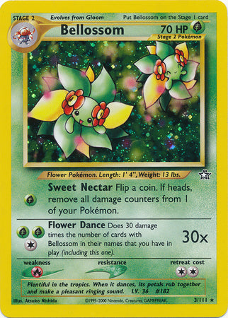 Bellossom (3/111) [Neo Genesis Unlimited] | The Time Vault CA
