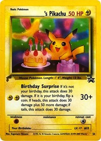 Pikachu (24) (Birthday) [Pikachu World Collection Promos] | The Time Vault CA