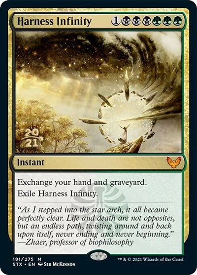 Harness Infinity [Strixhaven: School of Mages Prerelease Promos] | The Time Vault CA