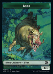 Boar // Aven Initiate Double-sided Token [Double Masters 2022 Tokens] | The Time Vault CA