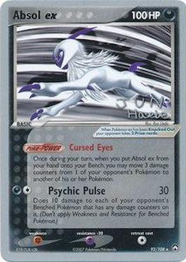 Absol ex (92/108) (Flyvees - Jun Hasebe) [World Championships 2007] | The Time Vault CA