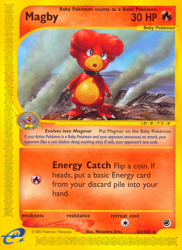 Magby (52/165) [Expedition: Base Set] | The Time Vault CA