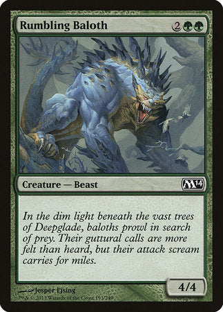 Rumbling Baloth [Magic 2014] | The Time Vault CA