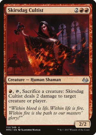 Skirsdag Cultist [Modern Masters 2017] | The Time Vault CA