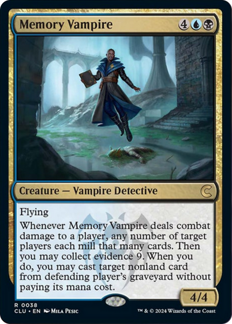 Memory Vampire [Ravnica: Clue Edition] | The Time Vault CA