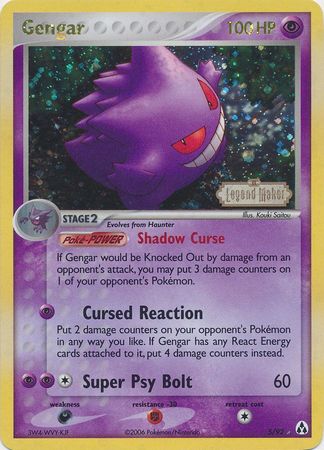 Gengar (5/92) (Stamped) [EX: Legend Maker] | The Time Vault CA