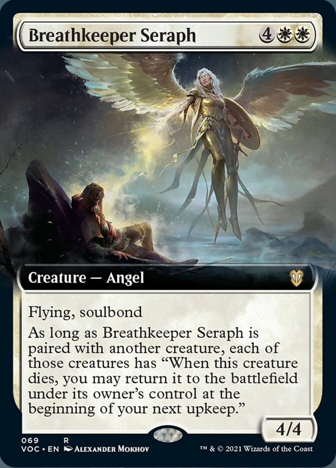 Breathkeeper Seraph (Extended) [Innistrad: Crimson Vow Commander] | The Time Vault CA