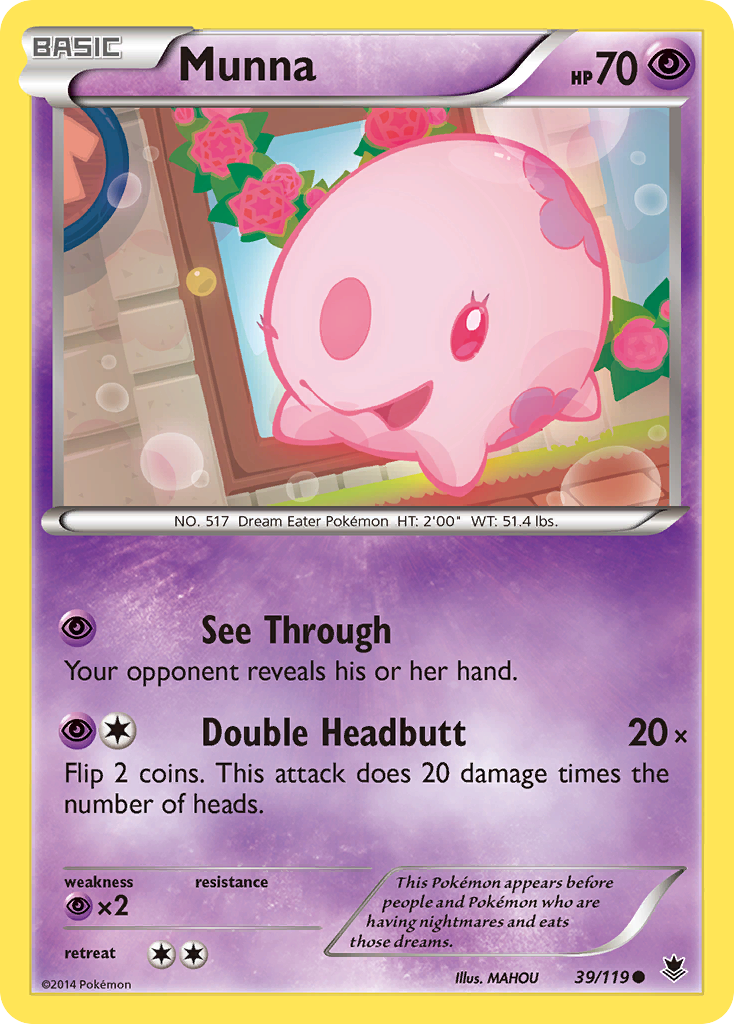 Munna (39/119) [XY: Phantom Forces] | The Time Vault CA