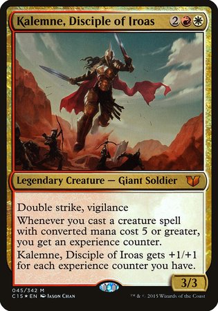 Kalemne, Disciple of Iroas (Oversized) [Commander 2015 Oversized] | The Time Vault CA