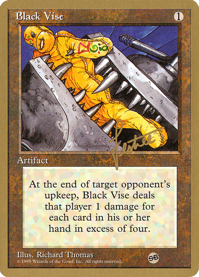 Black Vise (Bertrand Lestree) (SB) [Pro Tour Collector Set] | The Time Vault CA