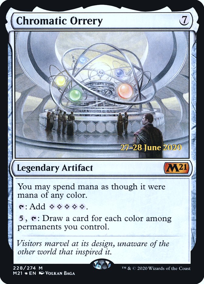 Chromatic Orrery  [Core Set 2021 Prerelease Promos] | The Time Vault CA