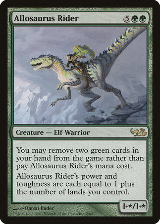 Allosaurus Rider [Duel Decks: Elves vs. Goblins] | The Time Vault CA