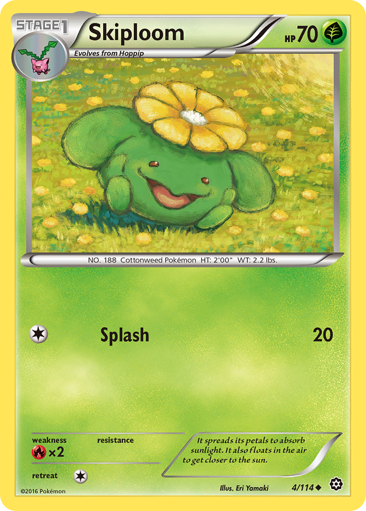 Skiploom (4/114) [XY: Steam Siege] | The Time Vault CA