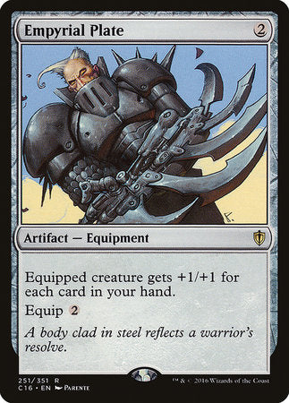Empyrial Plate [Commander 2016] | The Time Vault CA
