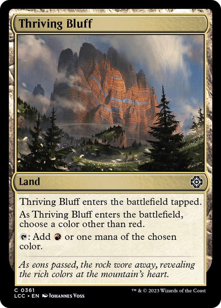 Thriving Bluff [The Lost Caverns of Ixalan Commander] | The Time Vault CA