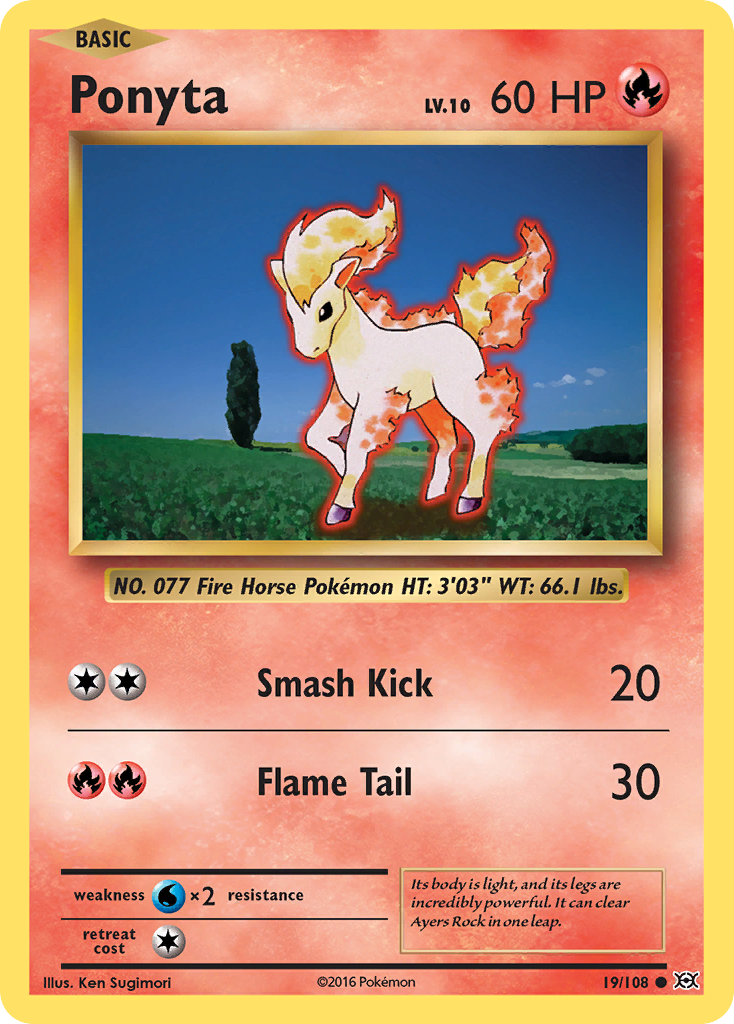 Ponyta (19/108) [XY: Evolutions] | The Time Vault CA