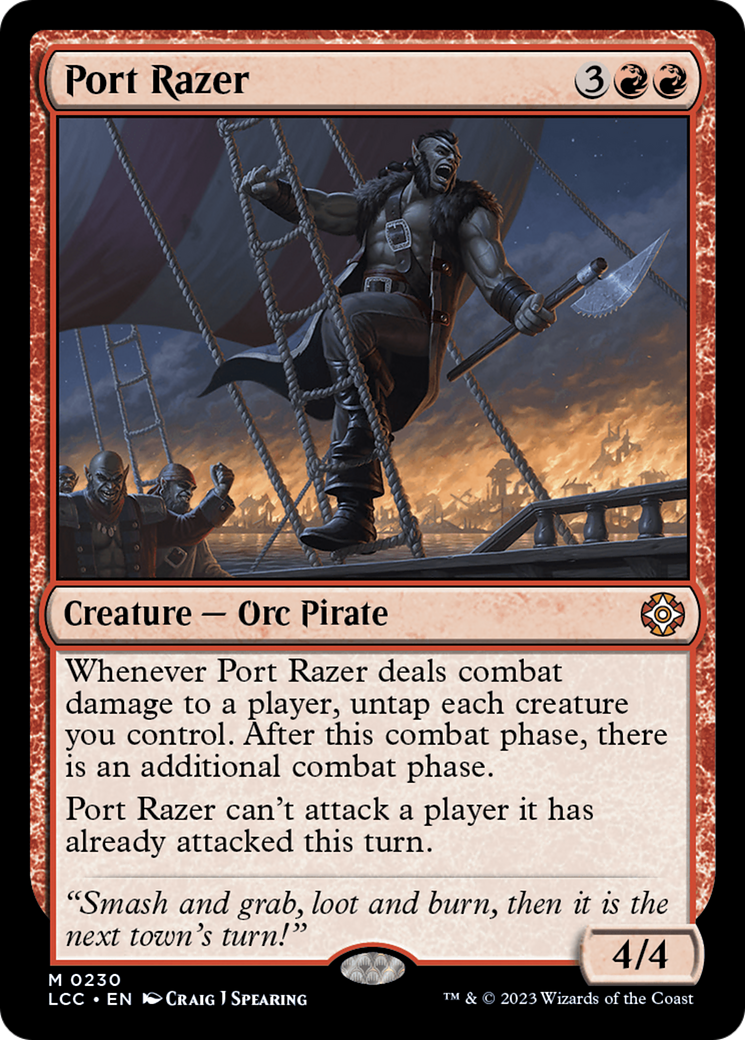 Port Razer [The Lost Caverns of Ixalan Commander] | The Time Vault CA