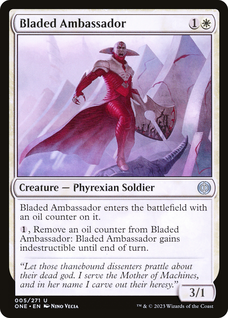 Bladed Ambassador [Phyrexia: All Will Be One] | The Time Vault CA