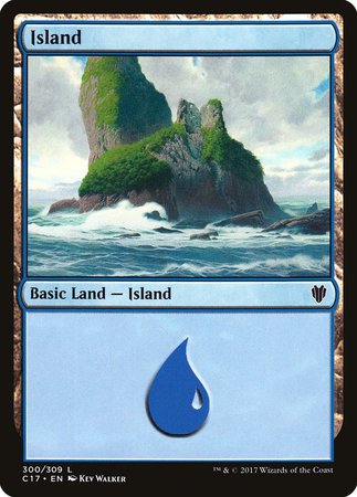 Island (300) [Commander 2017] | The Time Vault CA