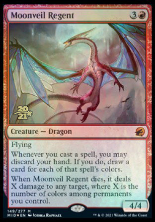 Moonveil Regent [Innistrad: Midnight Hunt Prerelease Promos] | The Time Vault CA