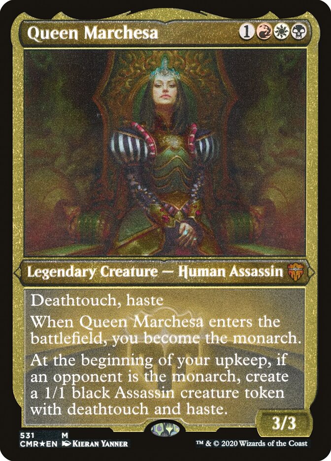 Queen Marchesa (Foil Etched) [Commander Legends] | The Time Vault CA