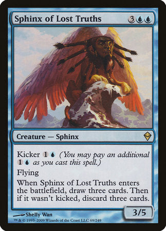 Sphinx of Lost Truths [Zendikar] | The Time Vault CA