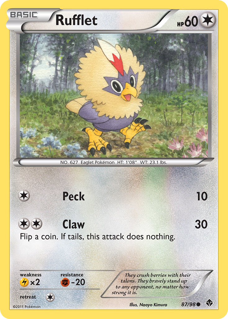 Rufflet (87/98) [Black & White: Emerging Powers] | The Time Vault CA