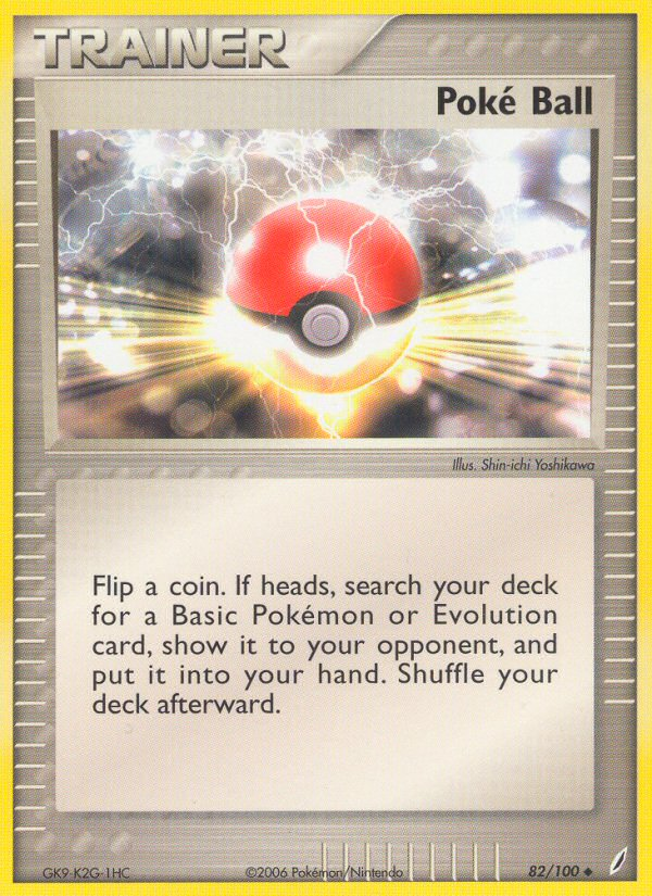 Poke Ball (82/100) [EX: Crystal Guardians] | The Time Vault CA