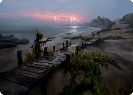 Deserted Beach Art Card [Innistrad: Midnight Hunt Art Series] | The Time Vault CA