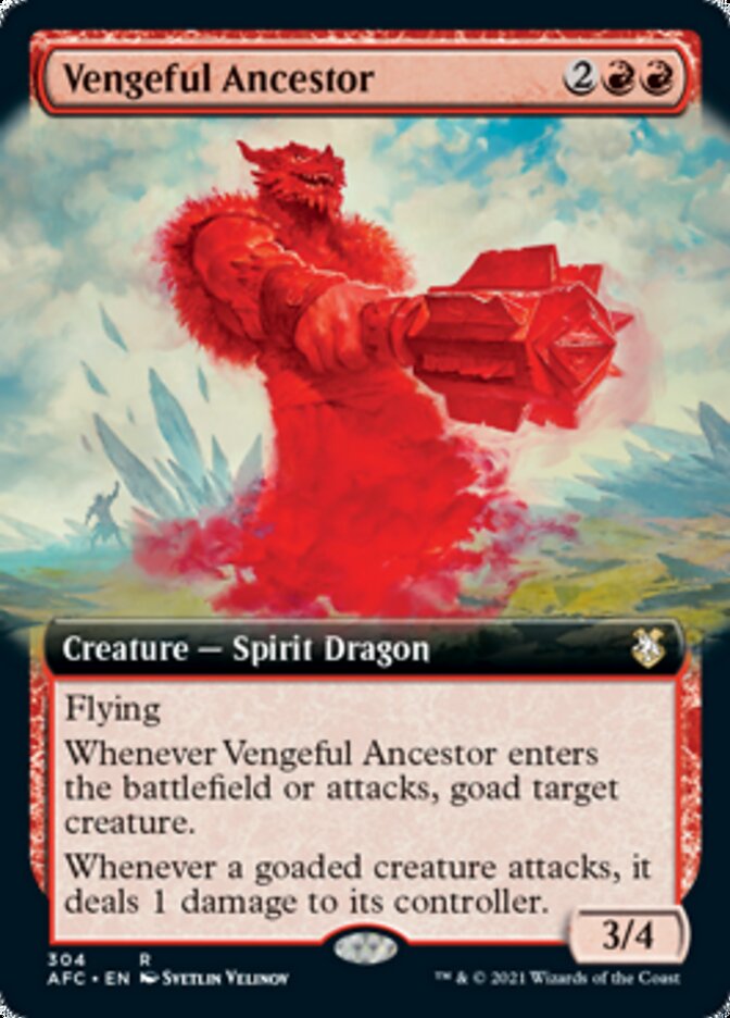 Vengeful Ancestor (Extended) [Dungeons & Dragons: Adventures in the Forgotten Realms Commander] | The Time Vault CA