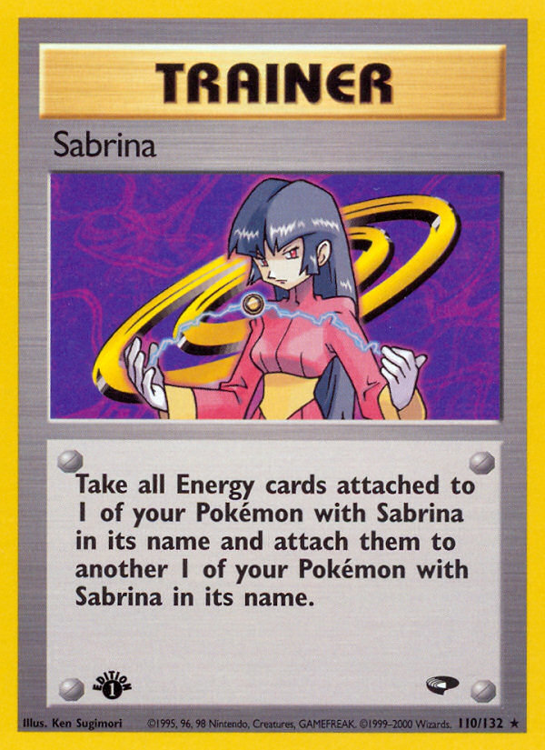 Sabrina (110/132) [Gym Challenge 1st Edition] | The Time Vault CA