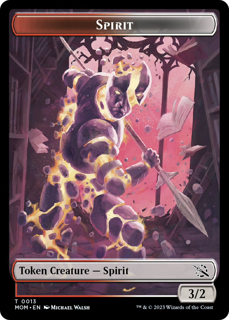 First Mate Ragavan // Spirit (13) Double-Sided Token [March of the Machine Tokens] | The Time Vault CA